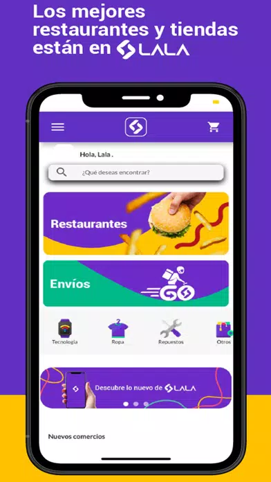 Lala - Delivery app स्क्रीनशॉट