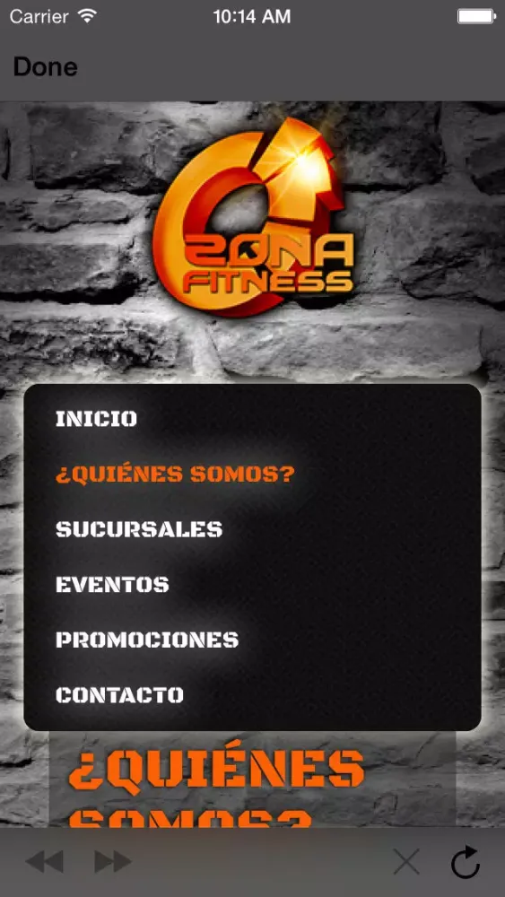 Tangkapan layar Zona Fitness 24 Hrs. Cancún