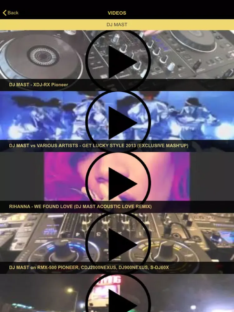 Zrzuty ekranu DJ MAST iPad 