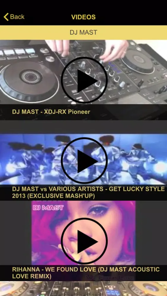 Zrzuty ekranu DJ MAST