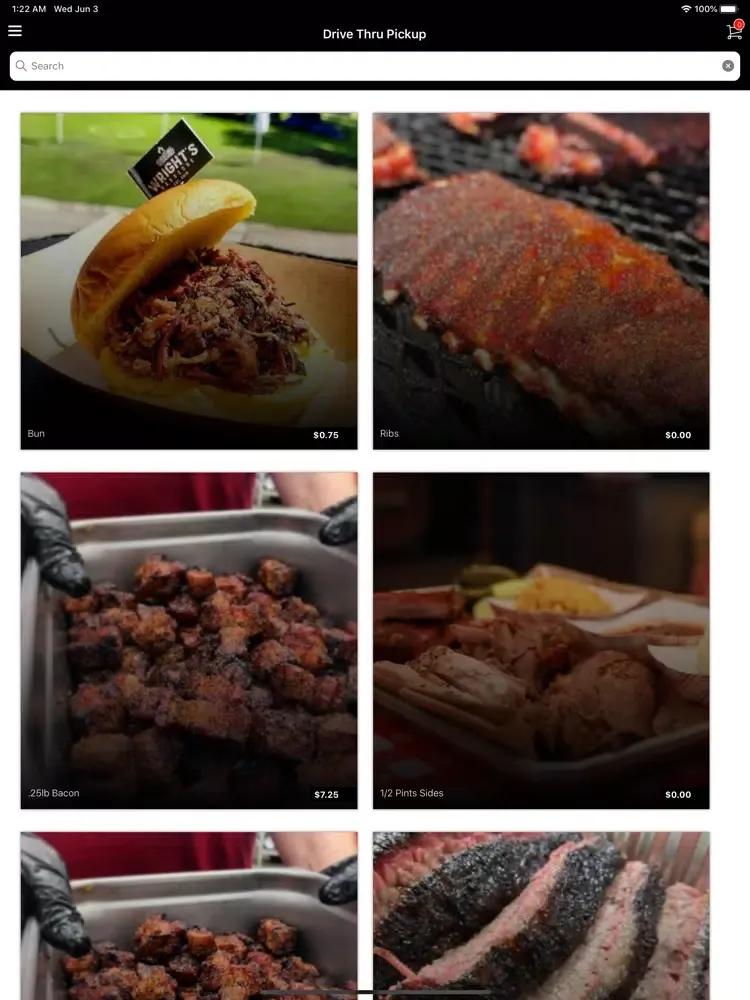 Wrights BBQ iPad 应用截图