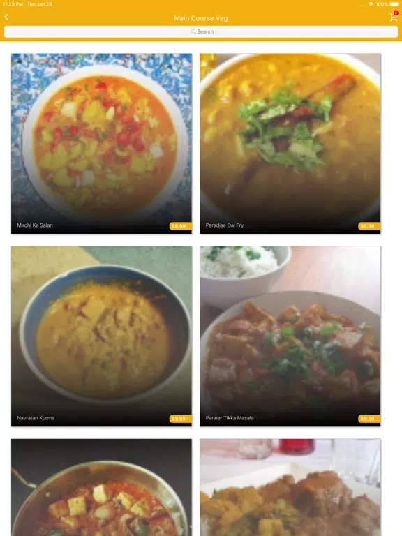 Paradise Biryani Michigan iPad 应用截图