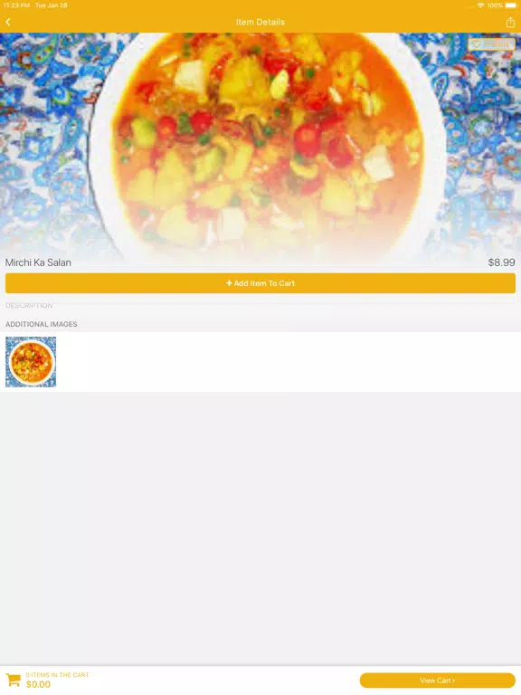 Paradise Biryani Michigan iPad 应用截图