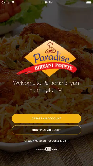 Paradise Biryani Michigan应用截图