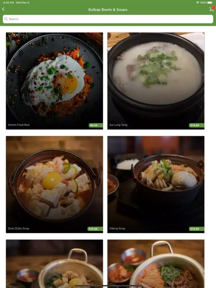 Bulbap Grill App iPad  Screenshots