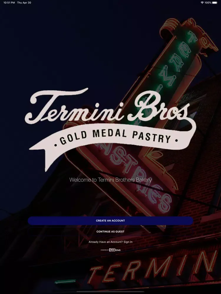 Termini Brothers Bakery iPad  스크린샷