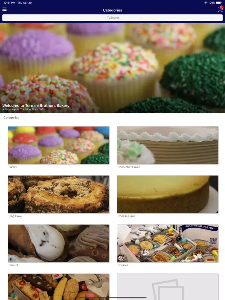 Termini Brothers Bakery iPad  스크린샷