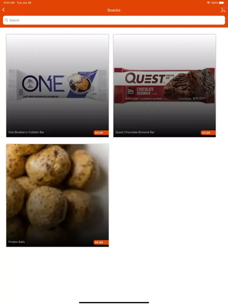 Tiger Nutrition App iPad 應用截圖