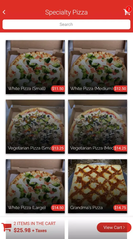 Capturas de tela do Right Pizza