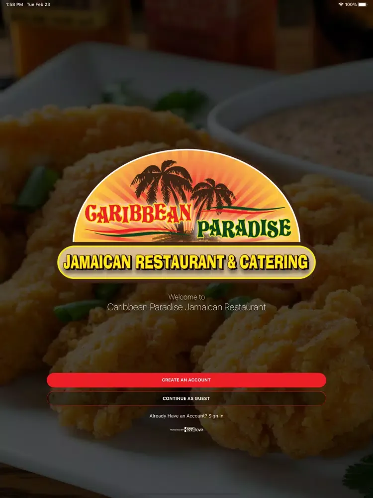 Capturas de pantalla de Caribbean Paradise Restaurant iPad 