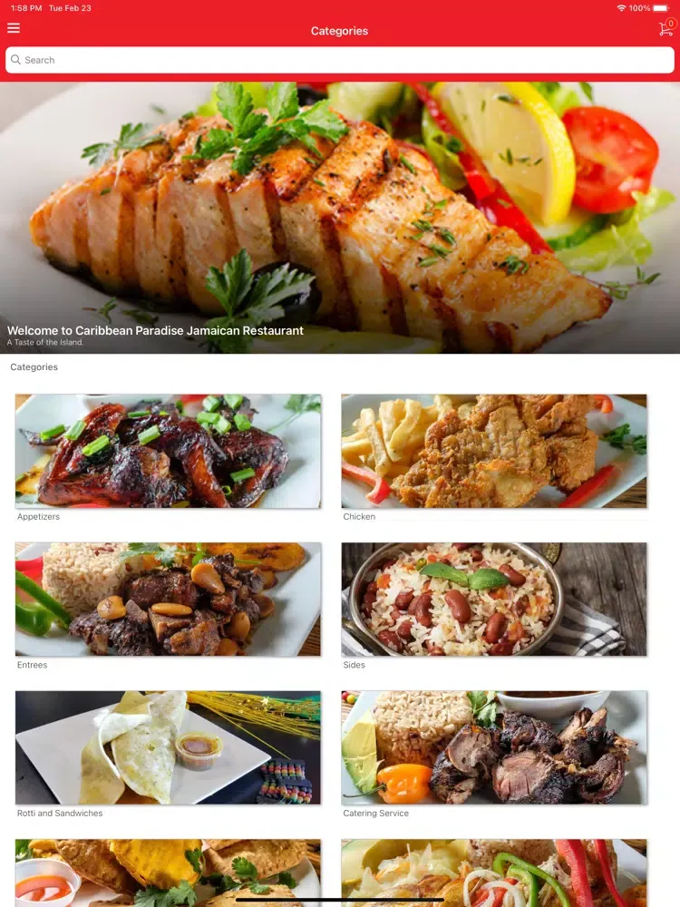 Capturas de pantalla de Caribbean Paradise Restaurant iPad 
