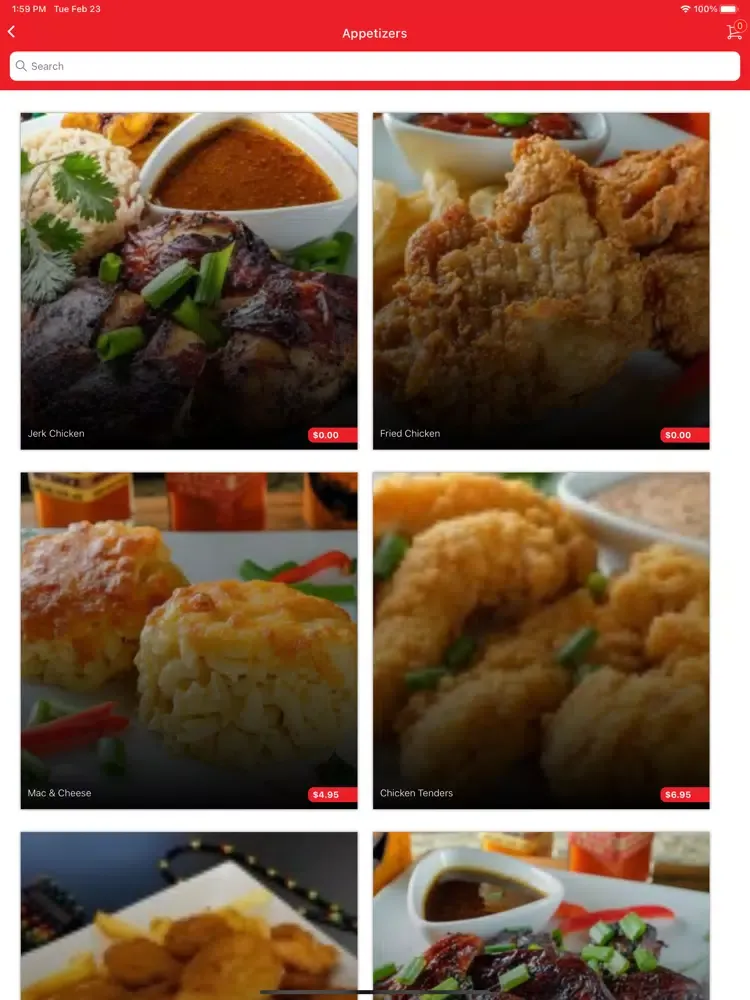 Capturas de pantalla de Caribbean Paradise Restaurant iPad 