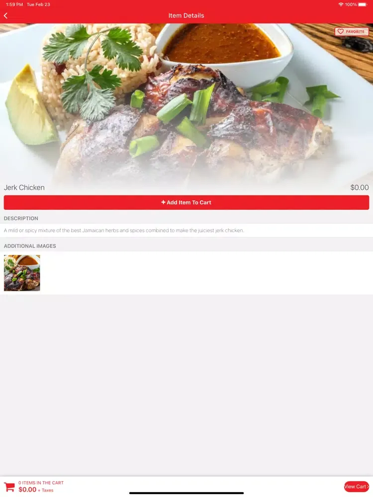 Capturas de pantalla de Caribbean Paradise Restaurant iPad 