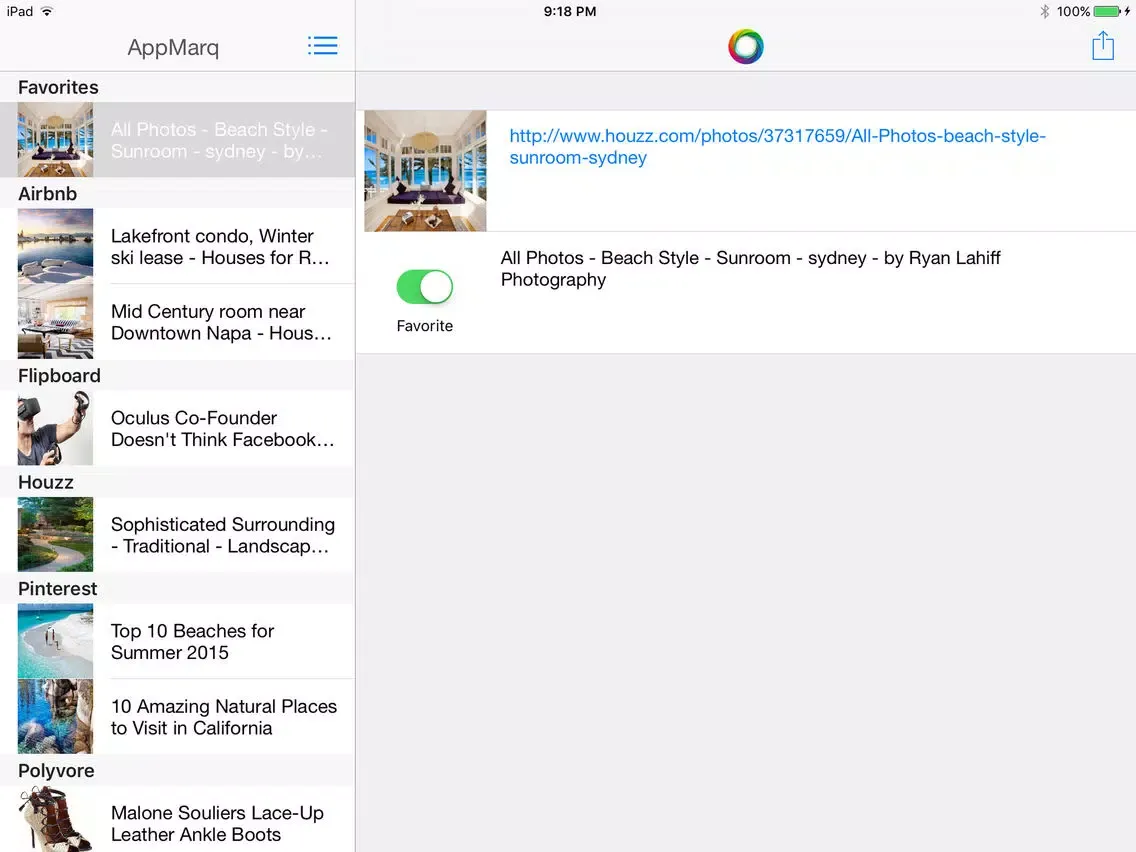 Captures d'écran de AppMarq - Bookmark for Apps iPad 