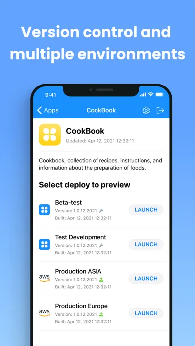 AppMaster Developer Screenshots