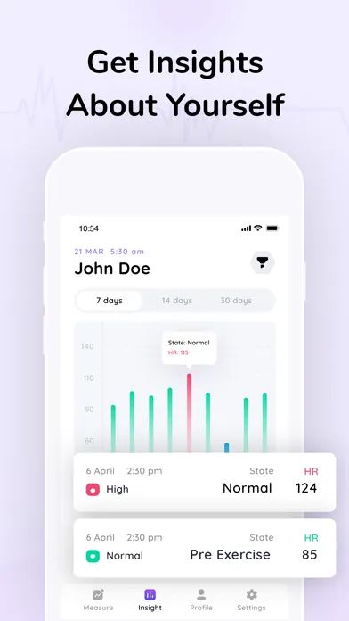 Tangkapan layar Heart Rate Monitor  ‎