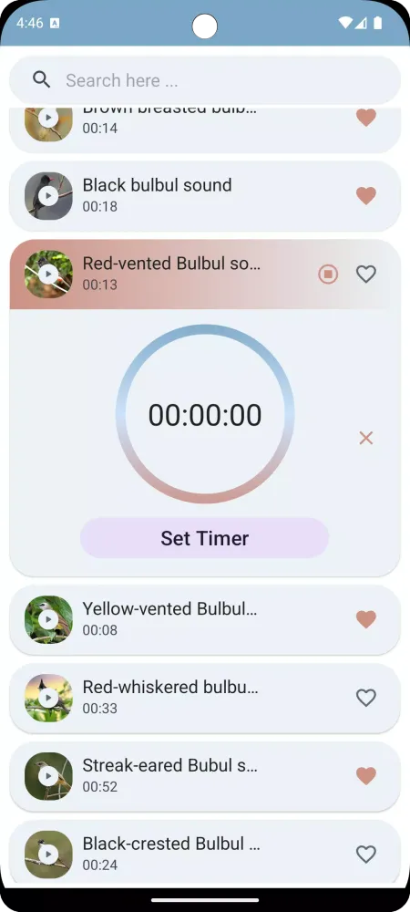 Bulbul bird sounds স্ক্রিনশট