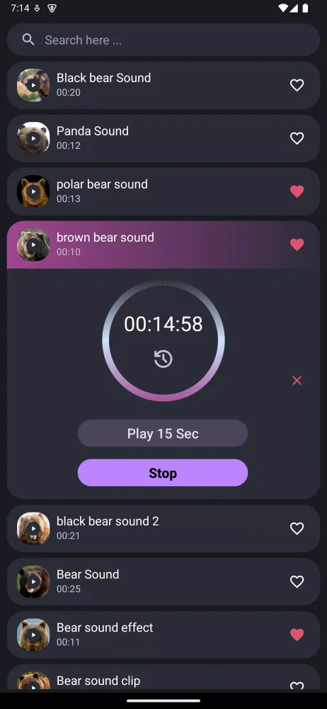 Скриншоты Bear Sounds