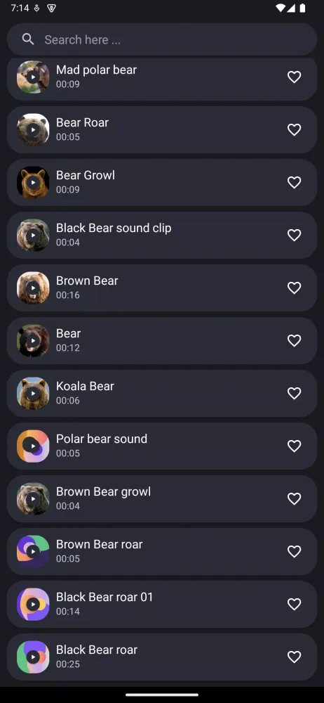 Скриншоты Bear Sounds