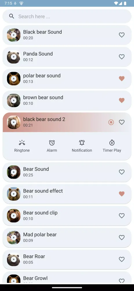 Скриншоты Bear Sounds