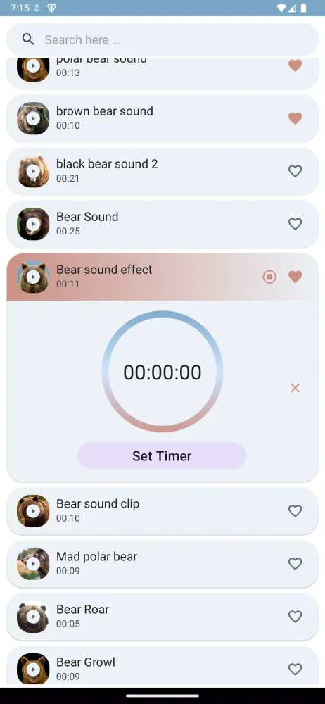 Скриншоты Bear Sounds