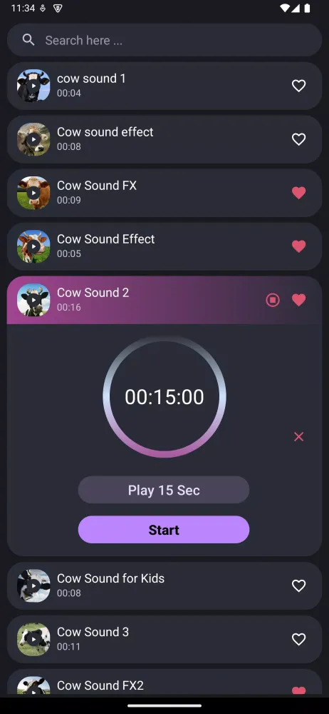 Capturas de pantalla de Cow Sounds