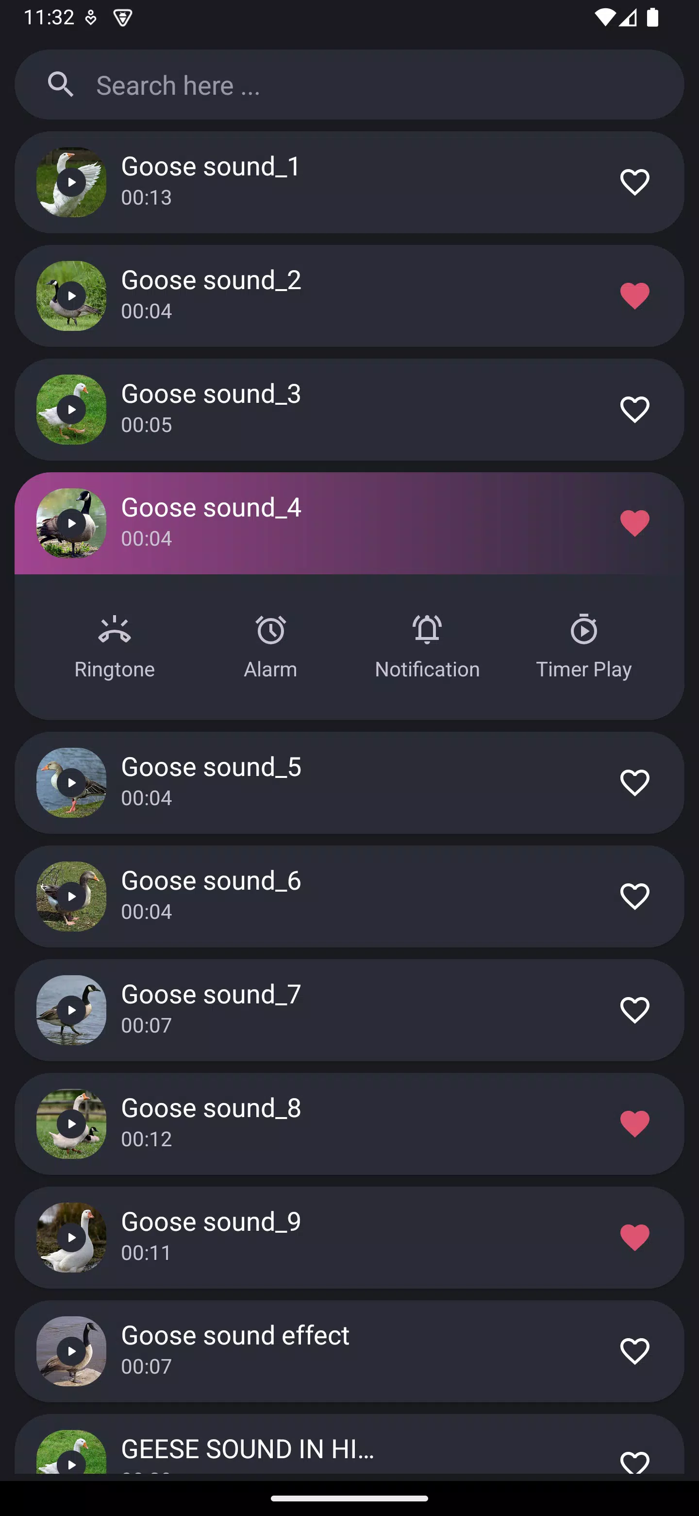 Goose Sounds Screenshots