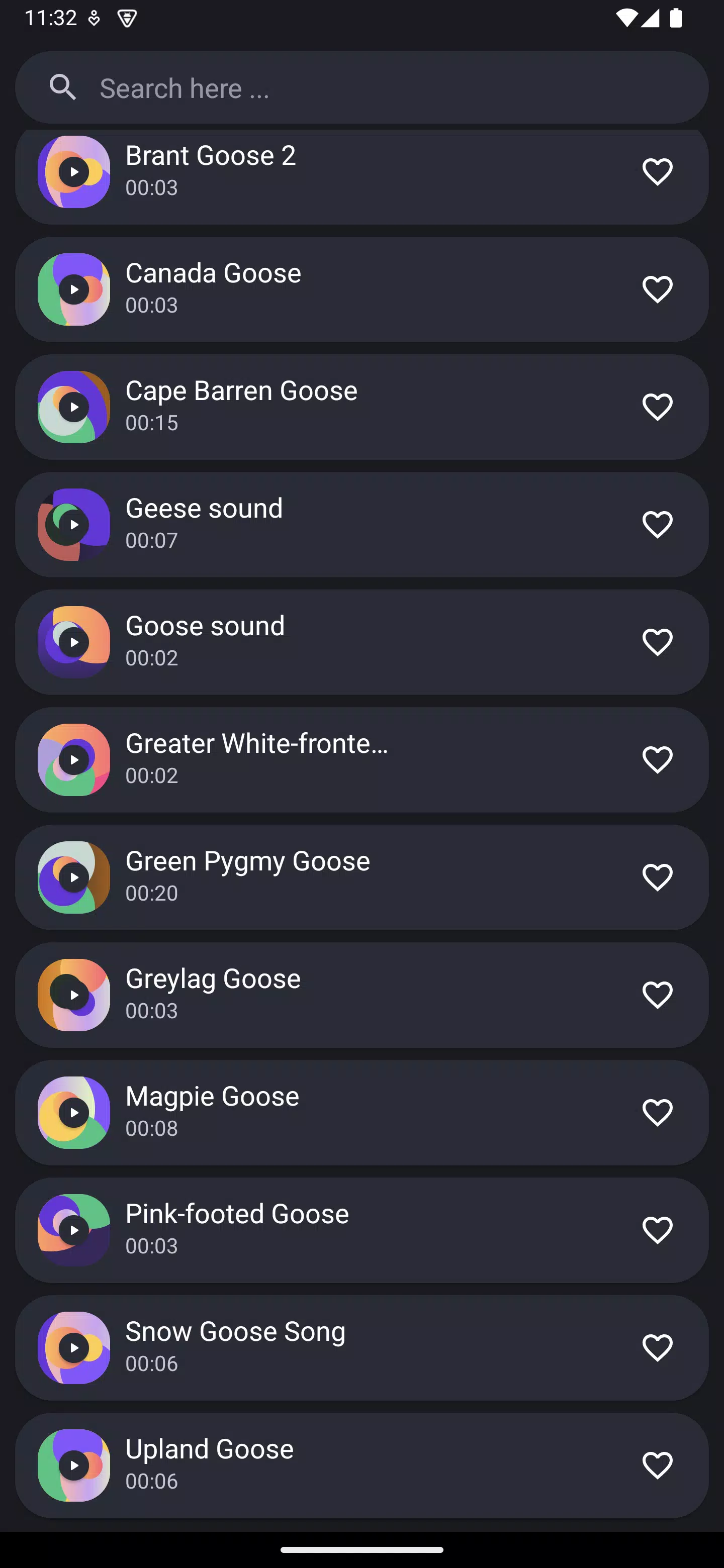 Goose Sounds Screenshots