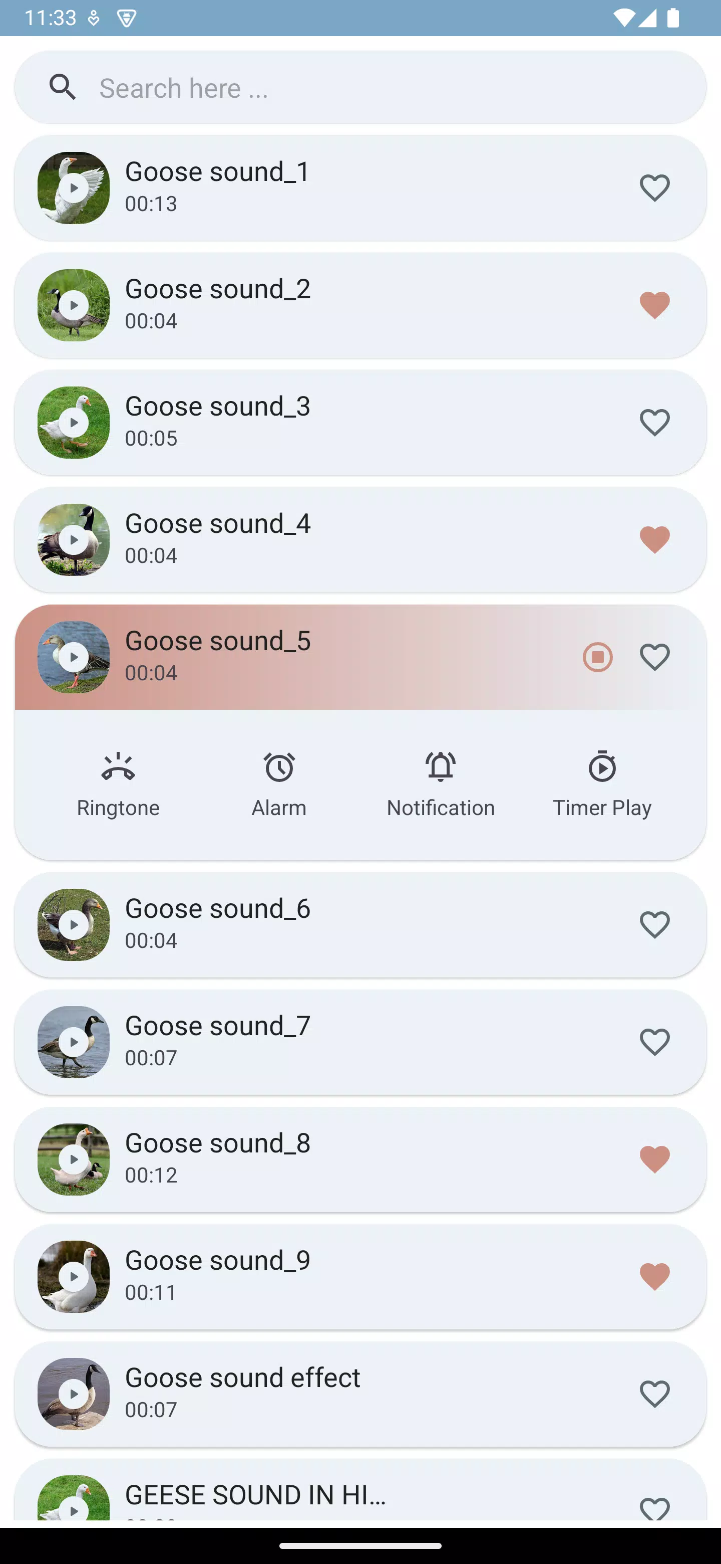 Goose Sounds Screenshots
