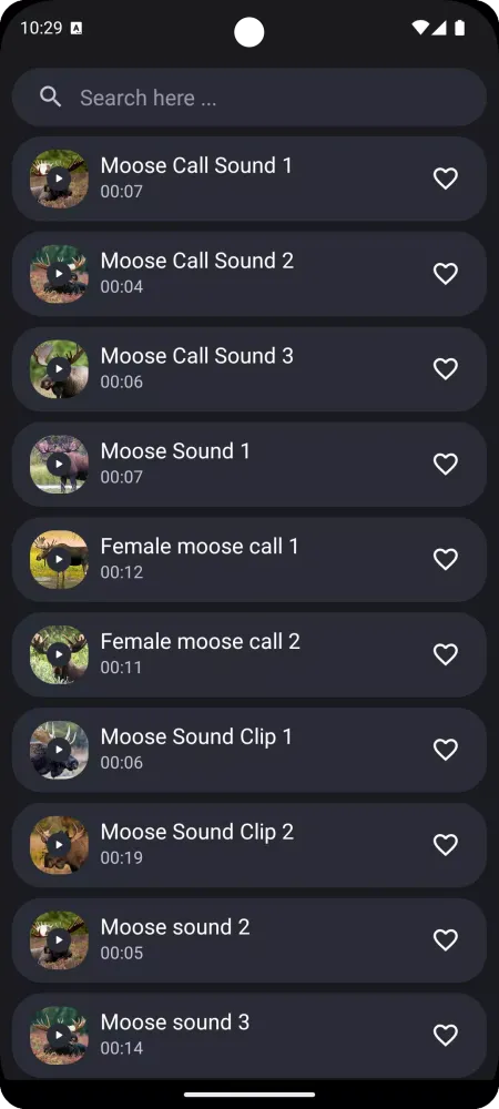 Moose Sounds Screenshots
