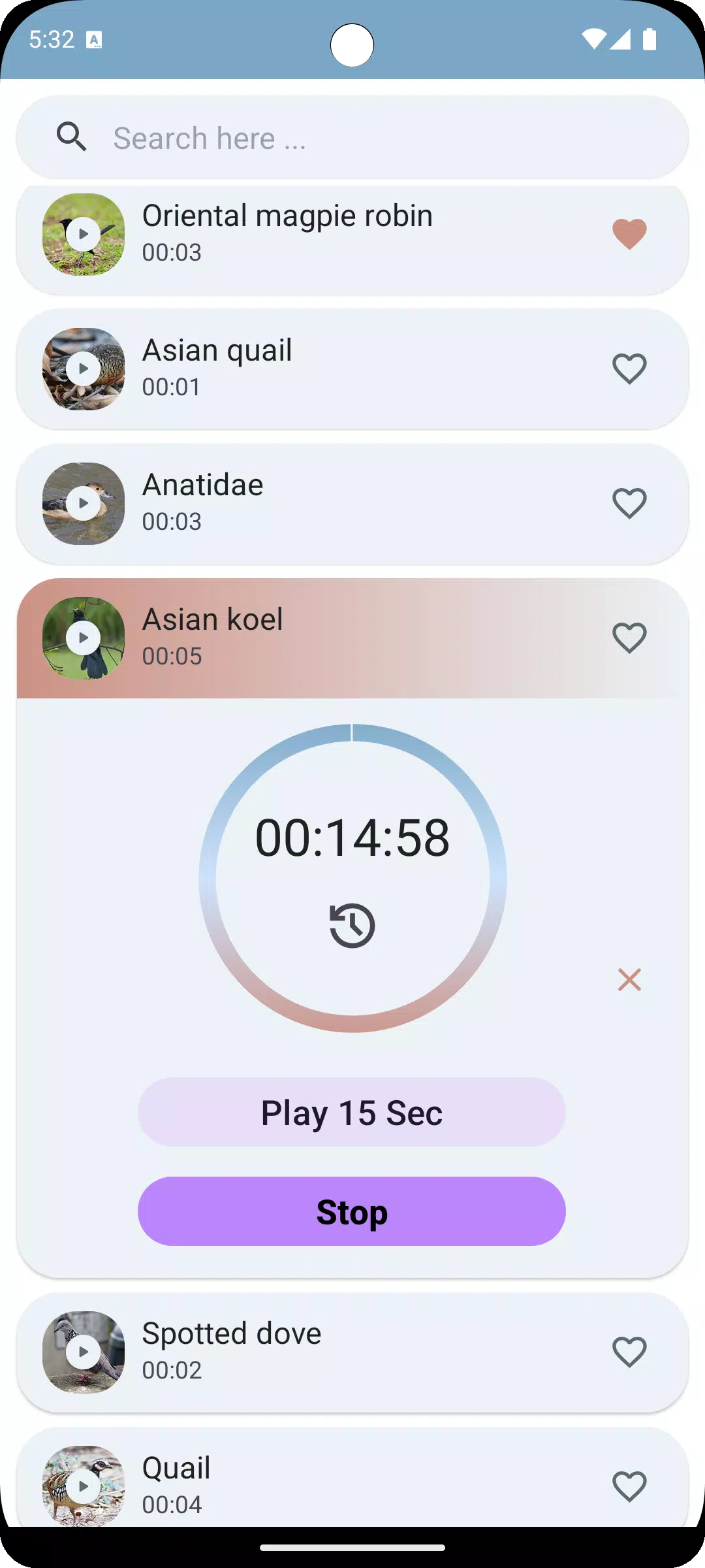 Thai Bird Sounds Screenshots