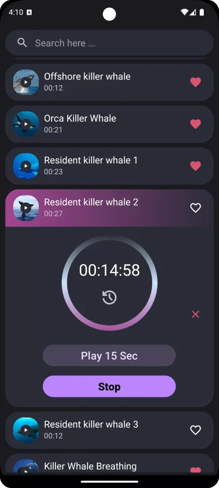 Whale Sounds スクリーンショット