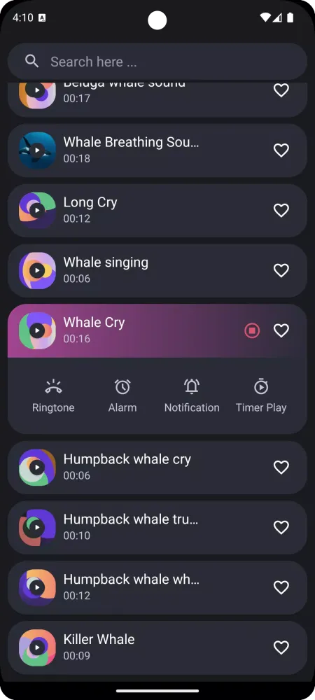 Whale Sounds スクリーンショット