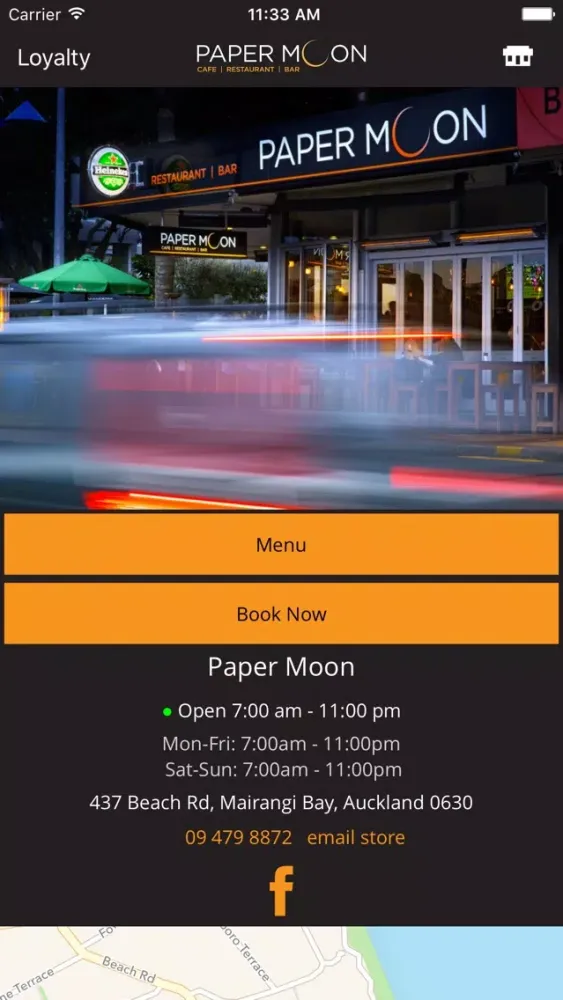 Ảnh chụp màn hình của Paper Moon - Cafe and Bar