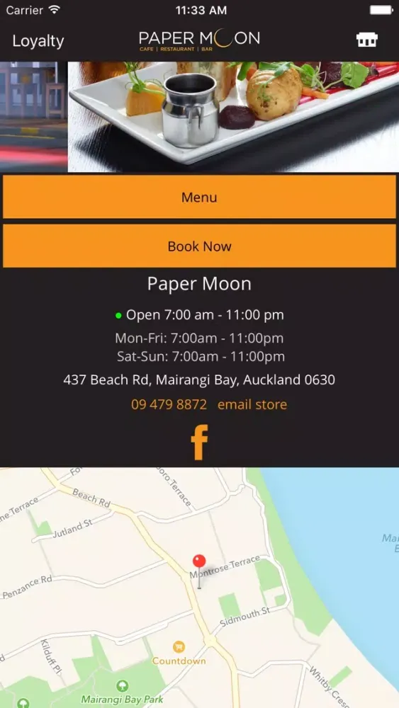 Ảnh chụp màn hình của Paper Moon - Cafe and Bar