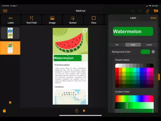 Pineapple - Website Builder iPad  Screenshots