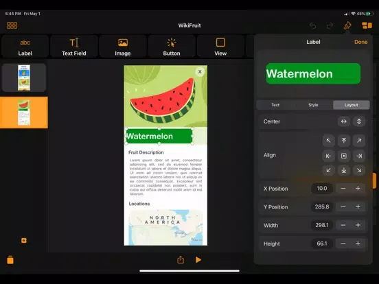Pineapple - Website Builder iPad  Screenshots