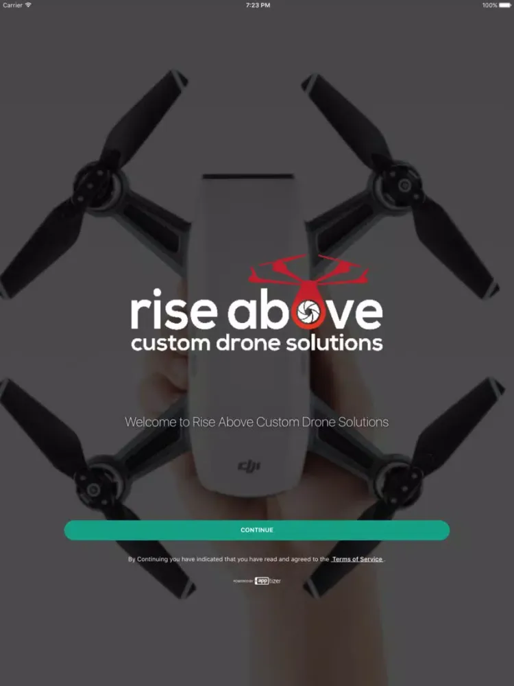 Ảnh chụp màn hình của Rise Above Custom Drones iPad 