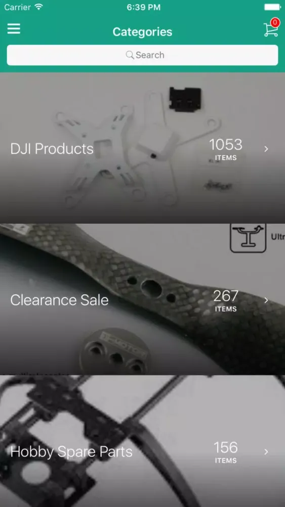 Ảnh chụp màn hình của Rise Above Custom Drones