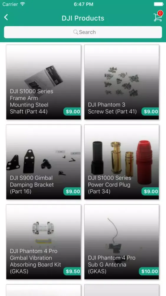 Ảnh chụp màn hình của Rise Above Custom Drones