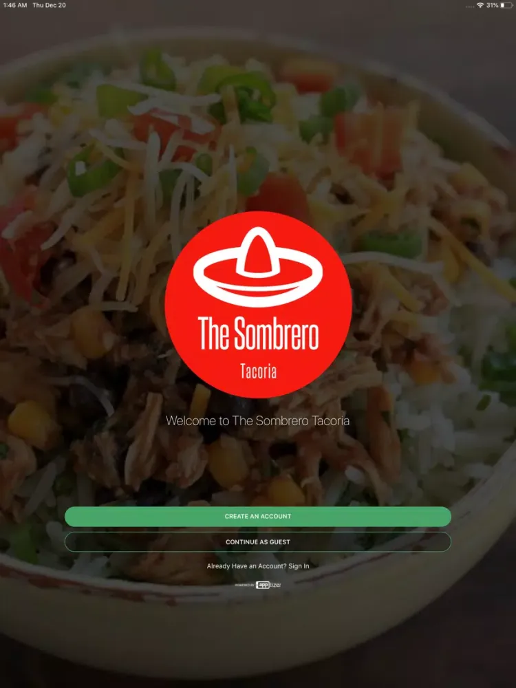Sombrero Tacoria iPad 应用截图