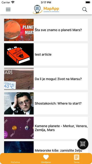Zrzuty ekranu MapApp Interactive Posters