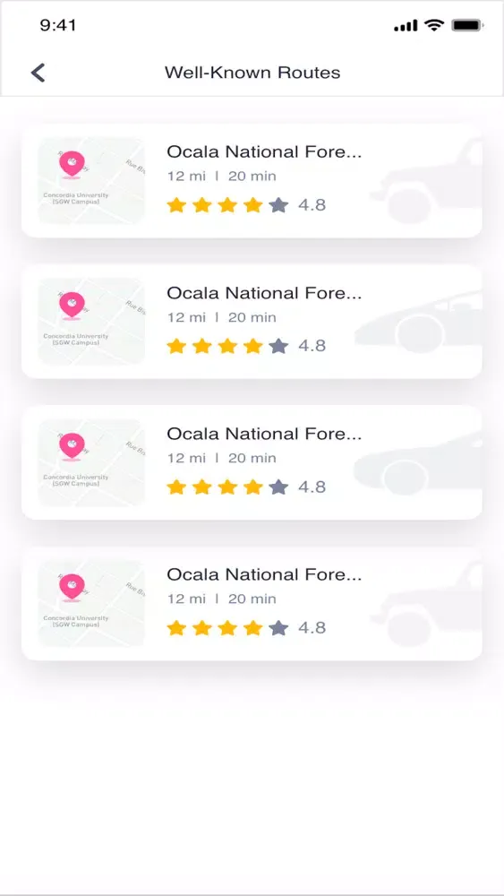 Drives And Detours سکرین شاٹس