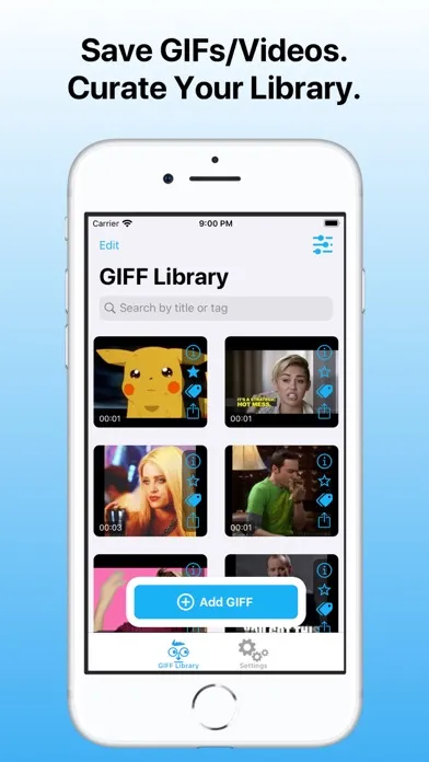 GIFF: Download GIF/Videos スクリーンショット