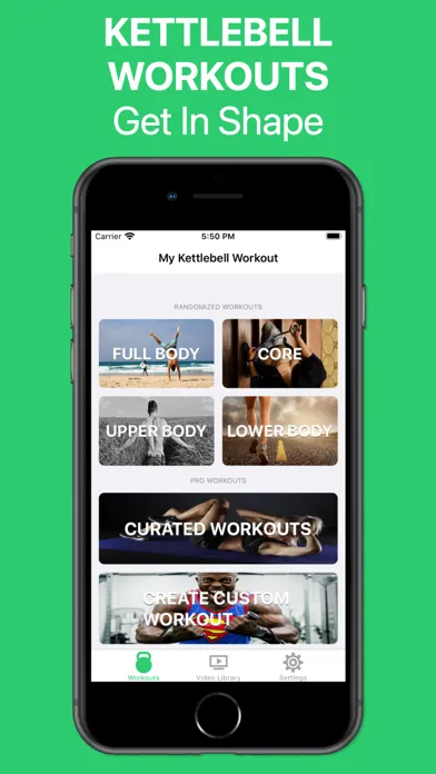 My Kettlebell Workout Screenshots