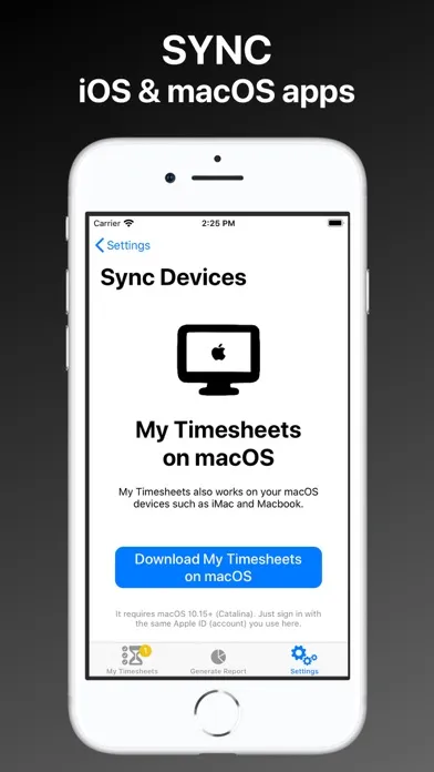 Capturas de pantalla de My Timesheets - Logs & Reports