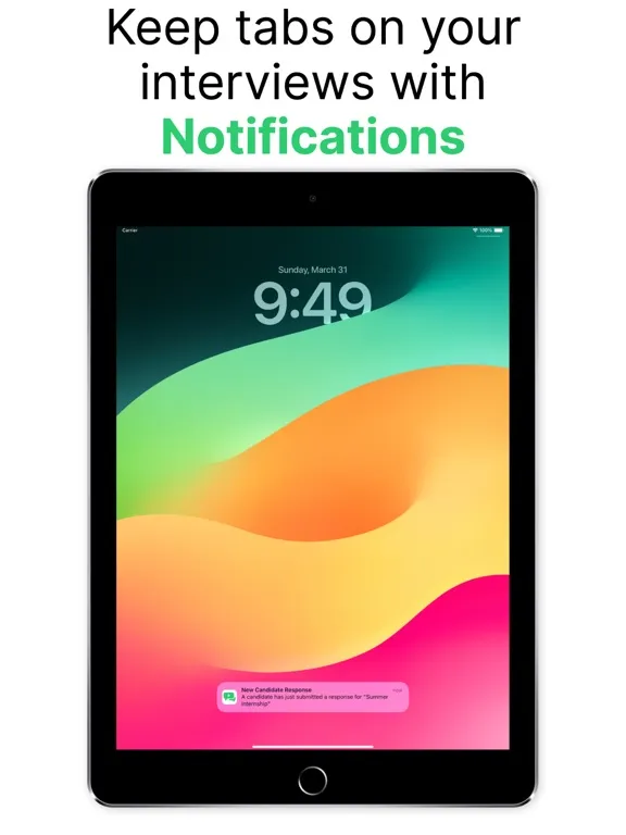 Screenshot di Async Interview iPad