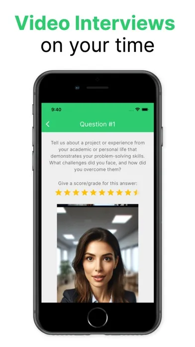 Screenshot di Async Interview