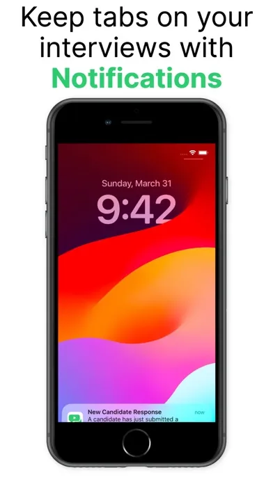 Screenshot di Async Interview