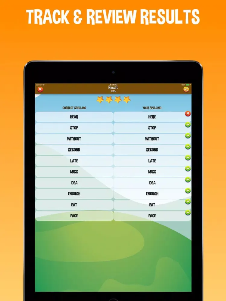 Скриншоты Spell It! Educational spelling quiz for students iPad 